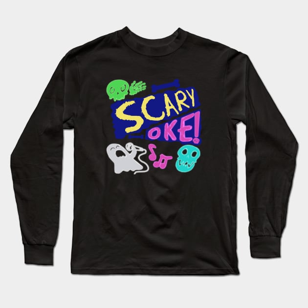 Scary-Oke! Long Sleeve T-Shirt by DeepCut